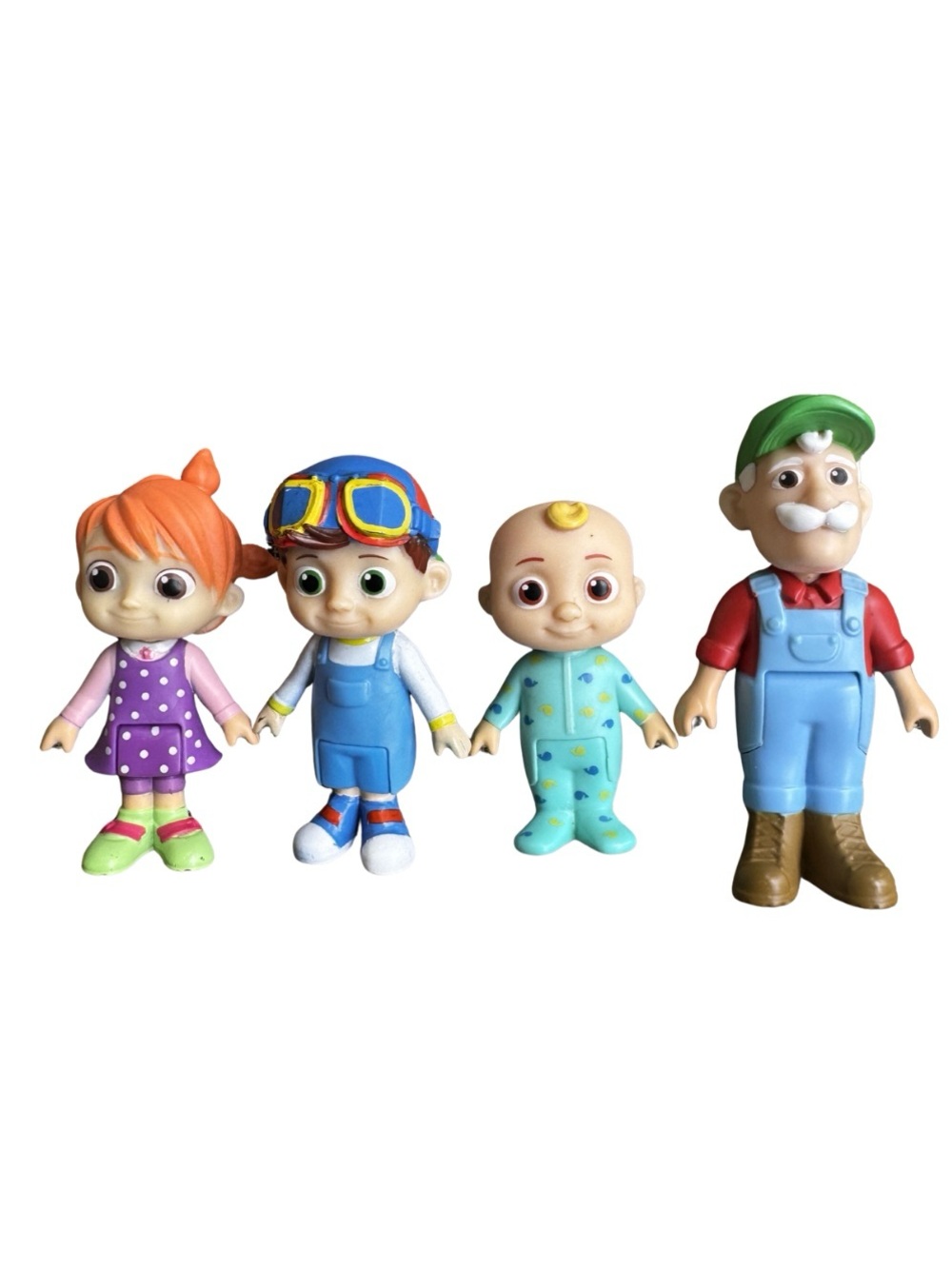 CocoMelon Action Figures Tom Tom YoYo JJ and Grandpa